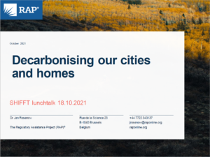 Decarbonising Our Cities & Homes