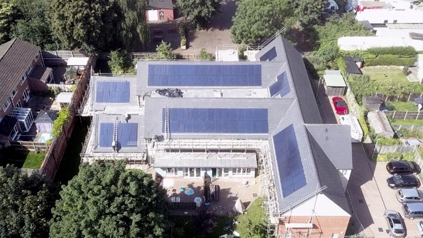 Picture of the Norwich Site showing building from above